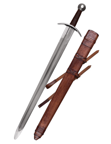 Spada medievale decorativa a goccia,...