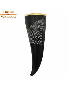 Fenrir Corno di Lupo da bere in asta di corno (250-300 ml.)