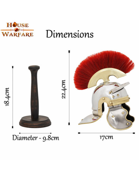 Mini elmo legionario romano con...