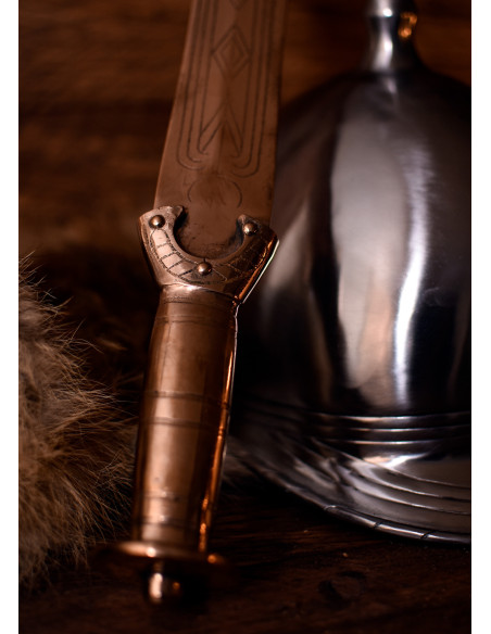 Spada corta celtica in bronzo (71,5 cm.)