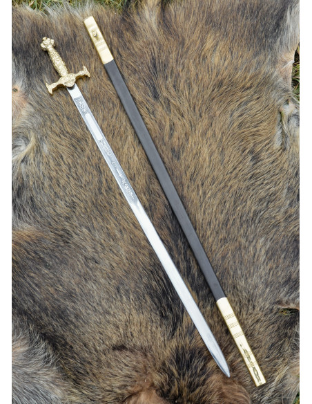 Spada da cerimonia massone con fodero...