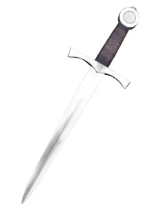 Pugnale medievale decorativo, con fodero (44 cm.)