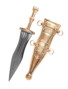Pugio Romano Leween, con fodero (37,5 cm.) 2