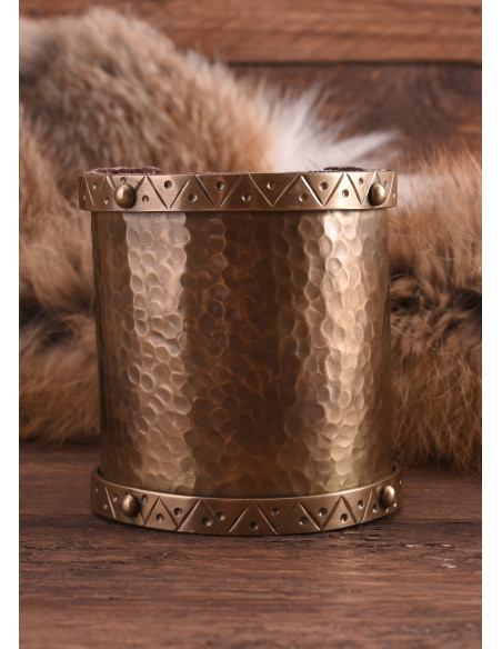 Bracciale celtico in ottone (9,5 cm)