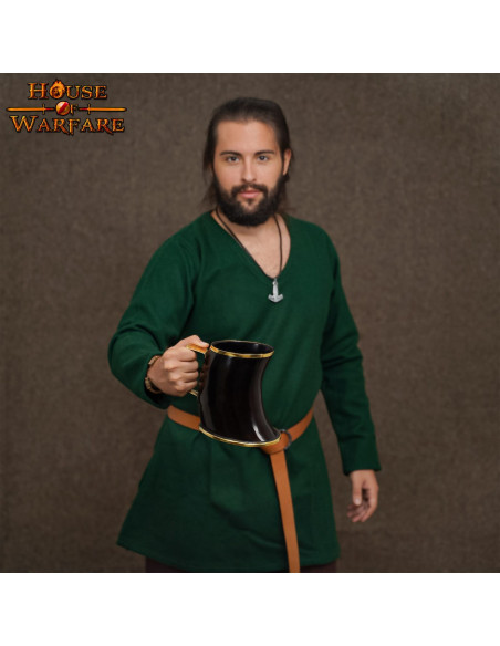 Brocca medievale in corno corno (800...