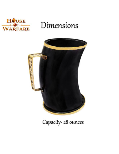 Brocca medievale in corno corno (800...