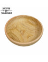 Ciotola in legno per mangiare (4,7x20 cm.)
