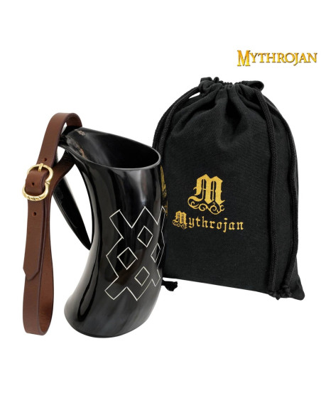 Brocca a barre celtiche in corno...