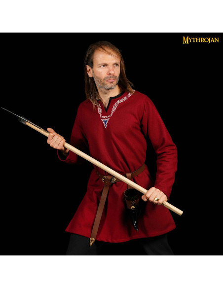 Corno vichingo con bandoliera...