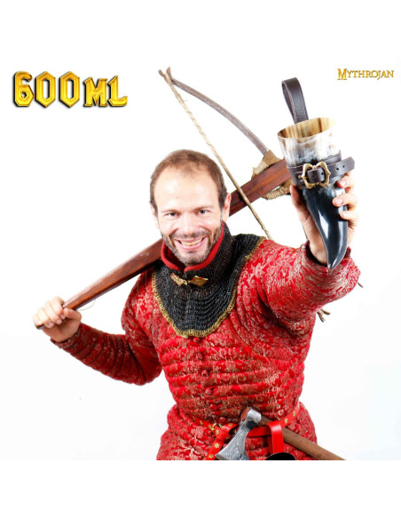 Corno Medievale Il Soldato Fedele con...