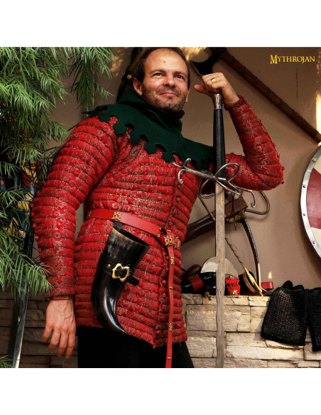 Corno Medievale Il Soldato Fedele con...