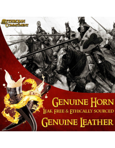 Corno Medievale Il Soldato Fedele con...