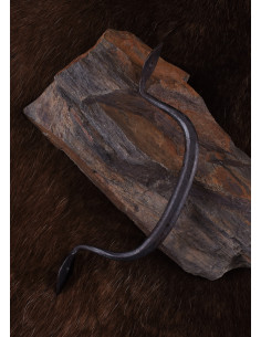 Manico medievale in ferro battuto (16,5 cm.)