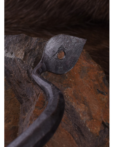 Manico medievale in ferro battuto...