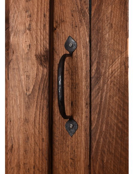 Manico medievale in ferro battuto...