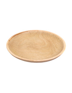 Piatto medievale in legno fatto a mano (20 cm.)