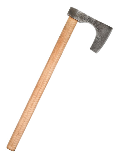 Ascia vichinga con acciaio forgiato a mano, tipo C (60 cm.) ⚔️ Negozio  Medievale