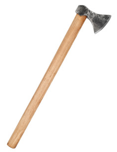 Ascia vichinga con acciaio forgiato a mano, tipo G (62 cm.)