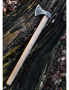 Ascia vichinga con acciaio forgiato a mano, tipo G (62 cm.) 2