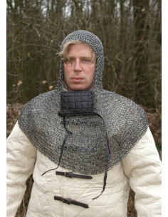 Boia RRR con maschera pieghevole quadrata, finitura naturale