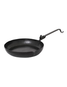 Padella Romana con Manico Ribaltabile (Patera), Acciaio