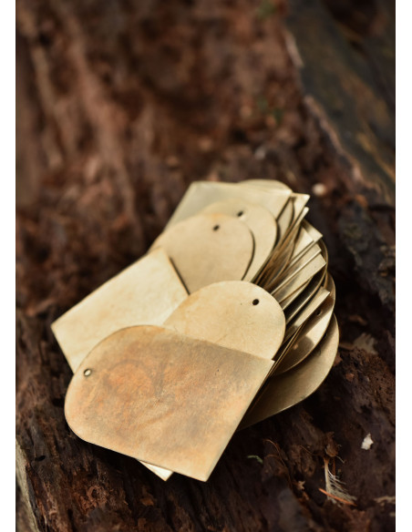 Set di 25 piastre in ottone per...