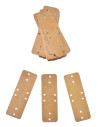 Set di 25 piastre in ottone per armature lamellari (9 cm.)