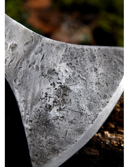 Ascia vichinga con acciaio forgiato a...