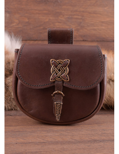Borsa in pelle medievale celtica (15...