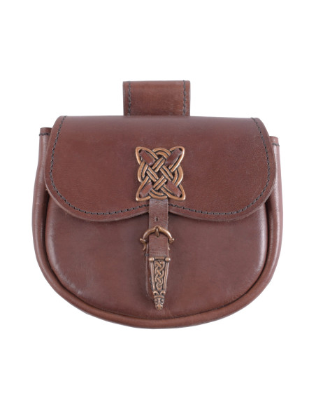 Borsa in pelle medievale celtica (15...