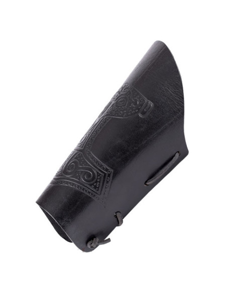 Bracciale vichingo in pelle con...