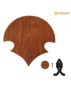 Supporto, legno e metallo, punte per appendere la spada... 2