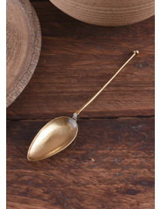 Cucchiaio romano in ottone tipo Ligula (14,5 cm.) 2