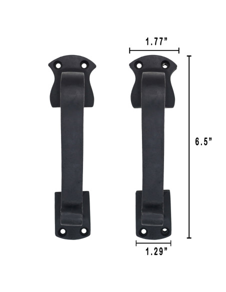 Set 2 maniglie per porte medievali in...