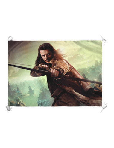 Banner-Bandiera di Bard I - L'Arciere, Lo Hobbit
 Materiale-Raso