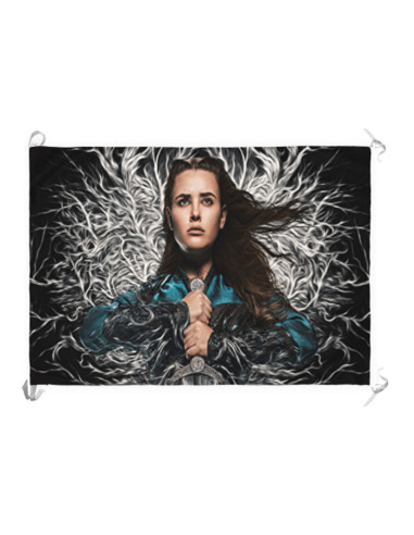 Banner-Flag Nimue della serie Cursed
 Materiale-Raso