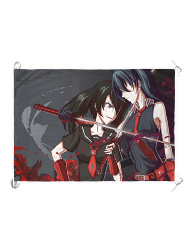 Banner-Flag One Cut Killer: Murasame, Night Raid, da Akame Ga Kill
 Materiale-Raso