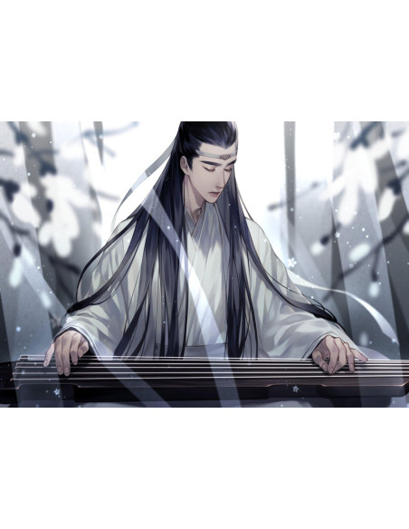 Banner-bandiera Lan Wangji di Mo Dao...