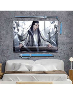 Pacchetto Stendardo + Spada Lan Wangji di Mo Dao Zu Shi 2