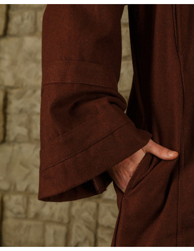 Veste Oberon per maghi e chierici - marrone