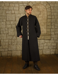 Veste Oberon per maghi e chierici in cotone - nero 2