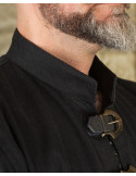 Veste Oberon per maghi e chierici in cotone - nero