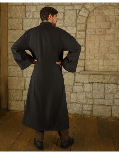 Veste Oberon per maghi e chierici in cotone - nero