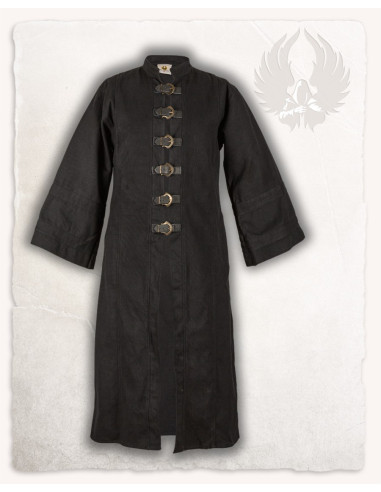 Veste Oberon per maghi e chierici in cotone - nero