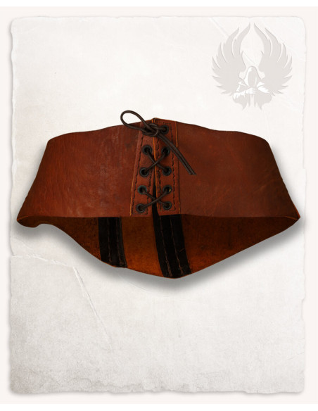 Corpetto medievale Talia in pelle -...