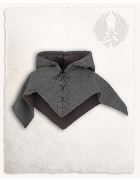 Cappuccio Folke Medievale in Lana -...