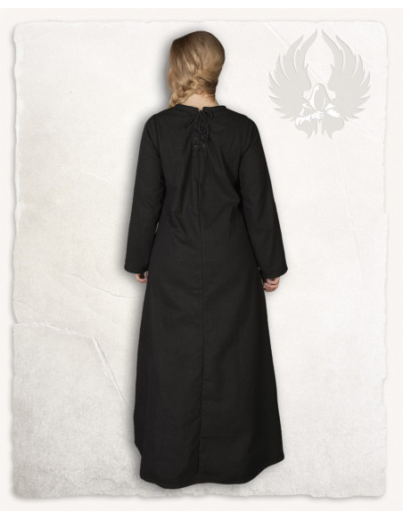 Tunica medievale nera modello Alina,...