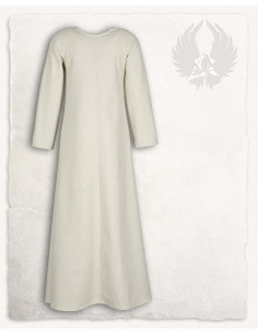 Tunica medievale crema modello Alina, in cotone