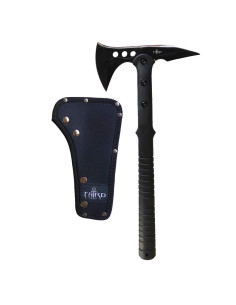 Terza Ascia Tattica in acciaio 420 nero, 39 cm.