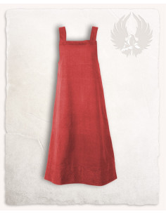 Abito grembiule vichingo modello Alva, rosso 2